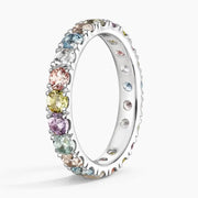 Luxury lab grown diamond ring with vibrant gemstone centerpiece crafted for bold and elegant jewelry styling