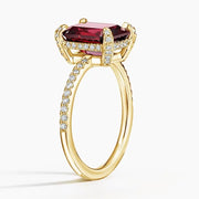 Fashion gemstone ring with bold design and vibrant gemstone, perfect for statement and trendy look