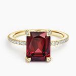 Fashion gemstone ring with bold design and vibrant gemstone, perfect for statement and trendy look