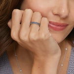 Designer gemstone ring with lab grown diamond brilliance crafted for a luxurious and eye-catching appearance