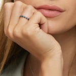 Classic gemstone ring enhanced with lab grown diamond brilliance for a timeless and graceful jewelry statement