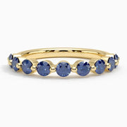Classic gemstone ring enhanced with lab grown diamond brilliance for a timeless and graceful jewelry statement