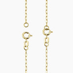Dainty lab created gemstone necklace with colorful stones and elegant minimalist style
