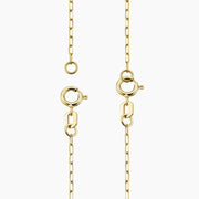Dainty lab created gemstone necklace with colorful stones and elegant minimalist style