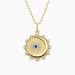 Dainty lab created gemstone necklace with colorful stones and elegant minimalist style