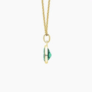 Beautiful lab created gemstone necklace with colorful sparkle and luxury jewelry design