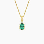 Beautiful lab created gemstone necklace with colorful sparkle and luxury jewelry design