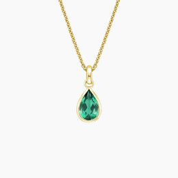 Beautiful lab created gemstone necklace with colorful sparkle and luxury jewelry design