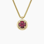Premium lab created gemstone necklace with brilliant sparkle and fine jewelry finish