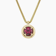 Premium lab created gemstone necklace with brilliant sparkle and fine jewelry finish