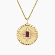 Elegant lab created gemstone necklace with premium finish and timeless style for women