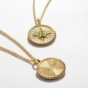 Lab created gemstone necklace with dazzling shine and elegant handcrafted design
