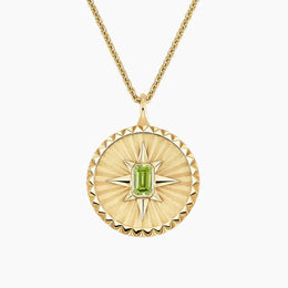 Lab created gemstone necklace with dazzling shine and elegant handcrafted design