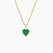 Sophisticated lab created gemstone necklace with polished finish and radiant gemstone