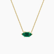 Lab created gemstone necklace with eye catching brilliance and sophisticated design