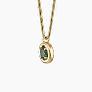 Luxury lab created gemstone necklace with vibrant stones and delicate chain for women
