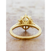 Dainty engagement rings with delicate diamond elegance and sparkle