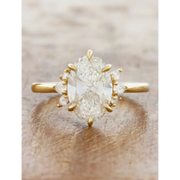 Dainty engagement rings with delicate diamond elegance and sparkle