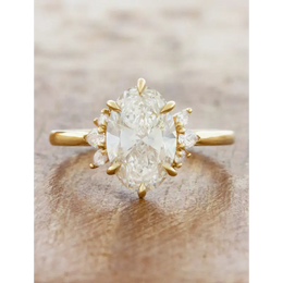Dainty engagement rings with delicate diamond elegance and sparkle