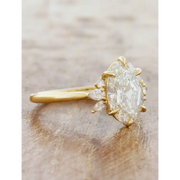 Dainty engagement rings with delicate diamond elegance and sparkle