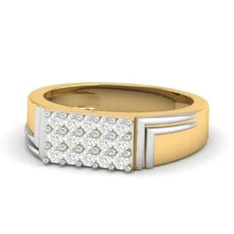 Moissanite Round Cut Men Ring