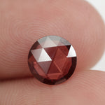brown colour lab grown vs round diamond engagement rings