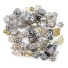 natural mix color diamond, grey rough diamond, yellow raw diamond, natural black diamond