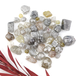 20.09 Ct Natural Mix Color Rough Raw Diamond Loose Untreated Raw Diamond Lot
