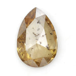 yellow colour pear diamond engagement ring