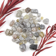 20.09 Ct Natural Mix Color Rough Raw Diamond Loose Untreated Raw Diamond Lot