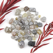 20.09 Ct Natural Mix Color Rough Raw Diamond Loose Untreated Raw Diamond Lot