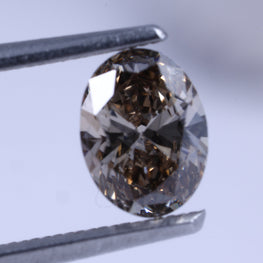 0.15 Carat Oval Shape ( CVD ) Diamond Fancy Color Lab Grown Diamond