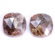 6.05 Ct Cushion Cut Diamond Salt And Pepper Diamond Brown Colored Diamond Use For Jewerly Unique Diamond 