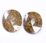 3.56 Ct Yellow Oval Cut Diamond Salt And Pepper Diamond Use For Jewerly Unique Designer 