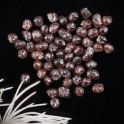 Dark Red Color Rough Diamond Lot Natural Uncut Earth-Mine Raw Diamond For Jewelry