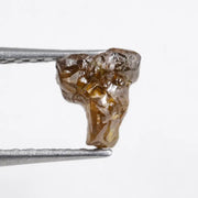 0.50 ct brown colored rough lab grown diamonds for jewelry design