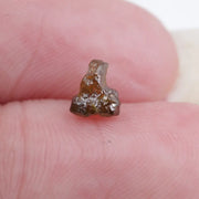 0.50 ct brown colored rough lab grown diamonds for jewelry design