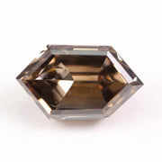 1.81 Ct Brown Hexagon Lab Grown Diamond high-quality loose stone for custom jewelry and luxury ring