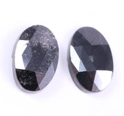3.68 Ct Black Colored Diamond Oval Cut Diamond Salt And Pepper Diamond Use For Jewerly Unique Diamond 