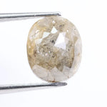 2.21 carat Oval cut natural diamond ring displaying step cut facets and refined elegance. This earth mined diamond delivers vintage charm, exceptional clarity, and premium sparkle.