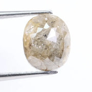2.21 carat Oval cut natural diamond ring displaying step cut facets and refined elegance. This earth mined diamond delivers vintage charm, exceptional clarity, and premium sparkle.