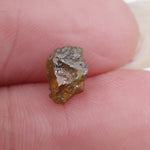 0.70 ct yellow colored raw rough uncut diamond unique loose stone for jewelry