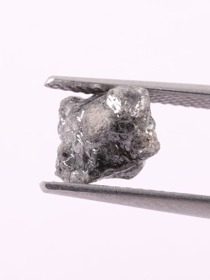 2.50 Ct Rare Natural Earth Mine Grey Rough Diamond