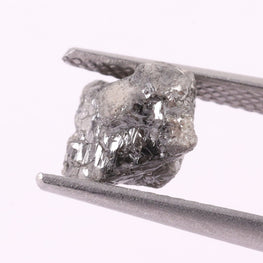 2.50 Ct Rare Natural Earth Mine Grey Rough Diamond