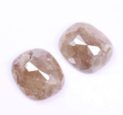 2.34 Ct Brown Colored Diamond Cushion Cut Diamond Salt And Pepper Diamond Use For Jewerly Unique Diamond