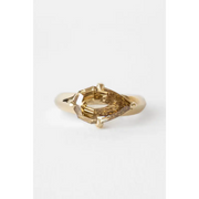 pear step cut fancy yellow diamond ring 2.50 ct baguette accents yellow gold vintage gold engagement ring 