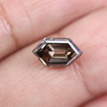 1.81 Ct Brown Hexagon Lab Grown Diamond high-quality loose stone for custom jewelry and luxury ring