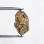 0.48 ct yellow colored loose raw diamonds unique rough diamond stone