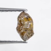 0.48 ct yellow colored loose raw diamonds unique rough diamond stone