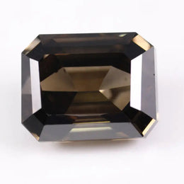 5.63 Ct Brown Emerald Cut Lab-Grown Diamond premium natural-look loose stone for custom engagement rings